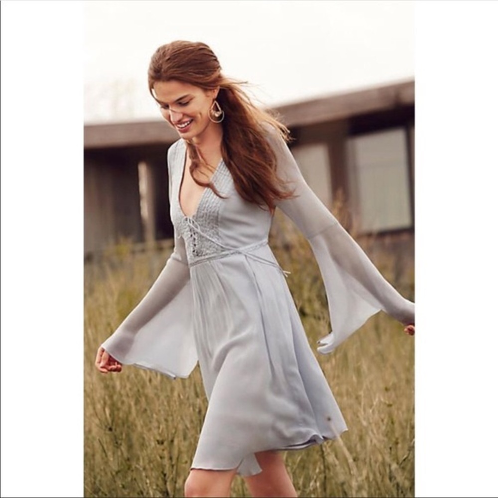Anthropologie Ghost London Belled Peasant Dress